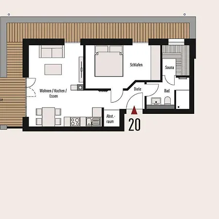 Ensemble Strandwohnun Апартаменты *